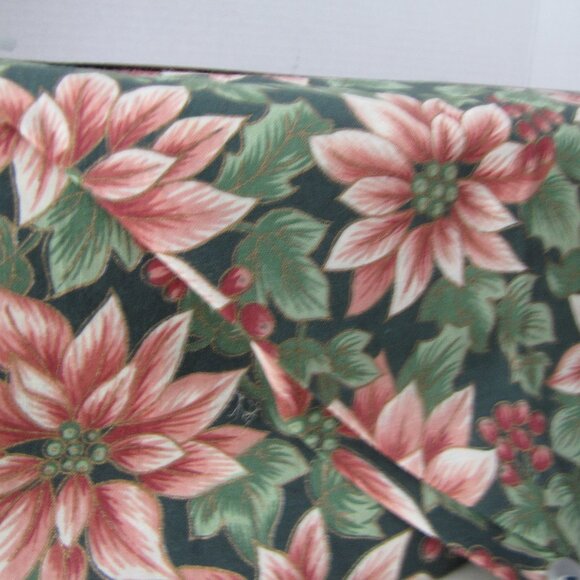 Vintage Santa's Kitchen Holiday Table Runner Detachable Tassels 13x70 in NOS - Picture 4 of 4